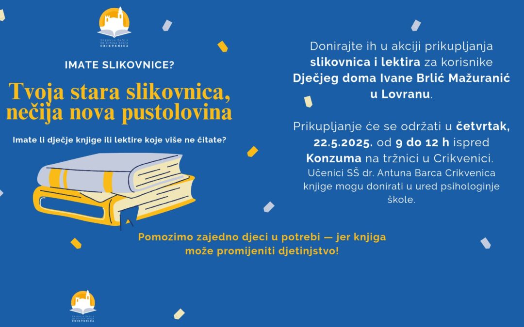 Volonterska akcija „Tvoja stara slikovnica, nečija nova pustolovina“