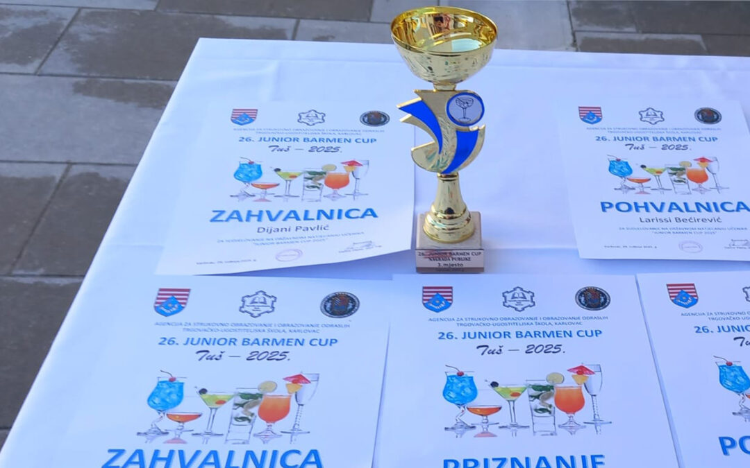 3. nagrada publike na natjecanju 26. Junior Barmen Cup 2025.