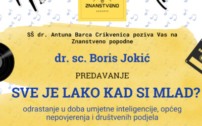 Uskoro kreće treća godina projekta Znanstveno popodne