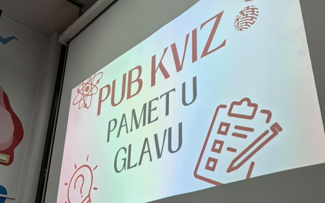 Pub kviz „Pamet u glavu“ – znanjem do ljepšeg školskog prostora